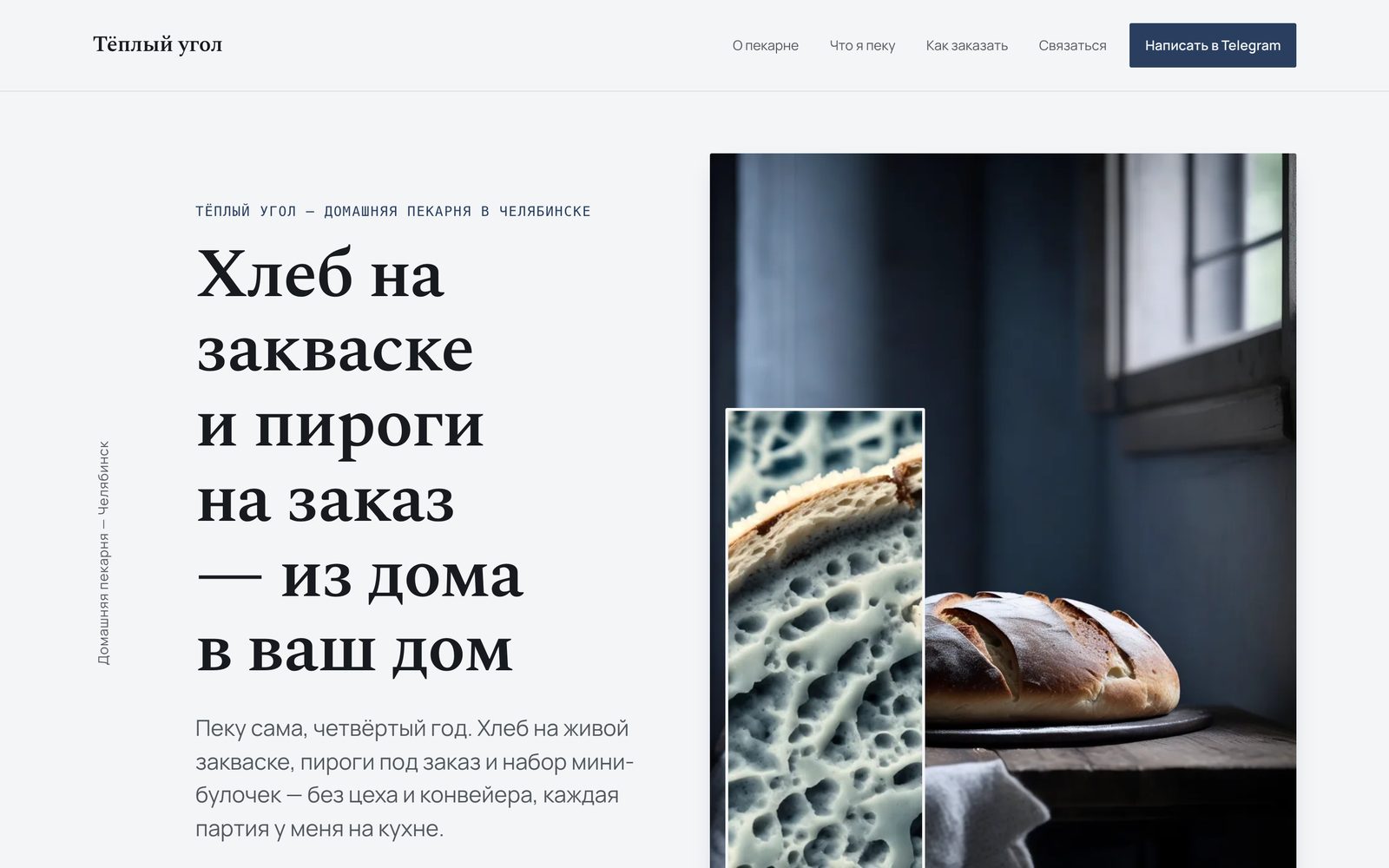 Собранная страница демонстрационного прогона в живом превью